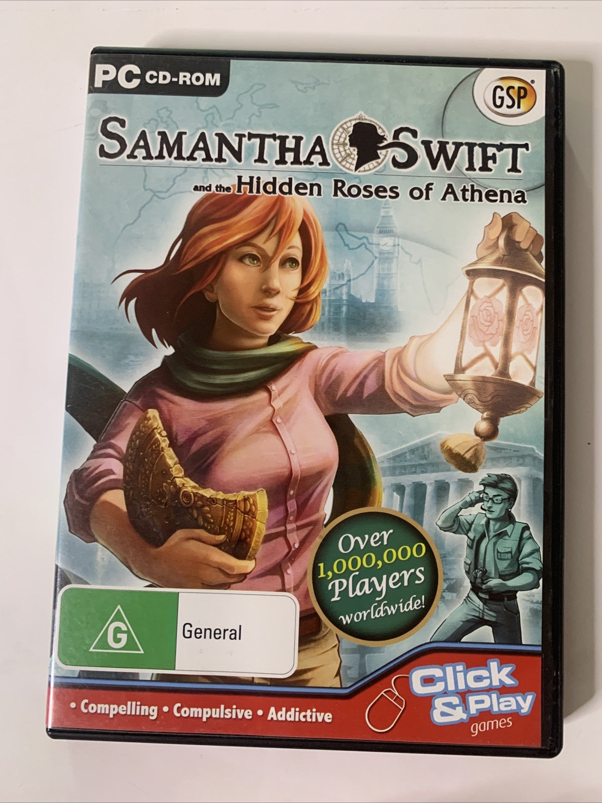 Samantha Swift & the Hidden Roses of Athena PC CD-ROM Windows Hidden Object NEW