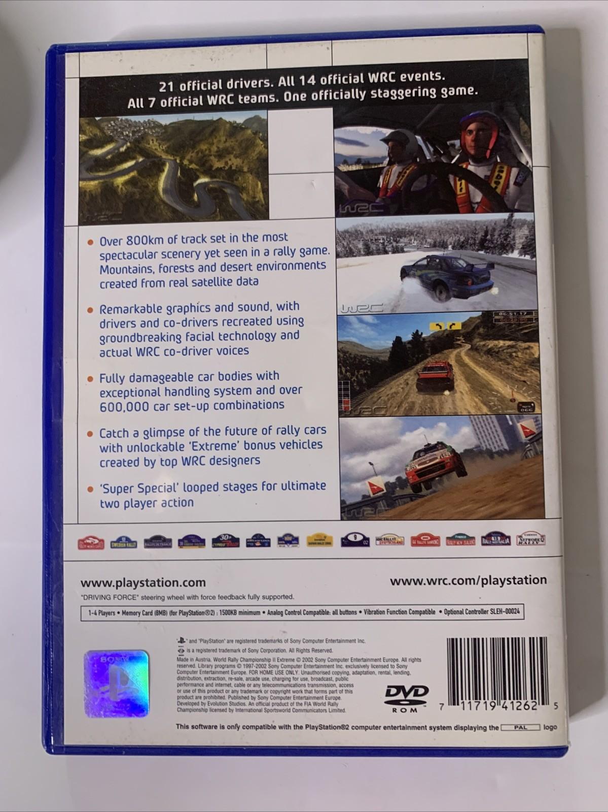 WRC World Rally Champ 2 Extreme PS2 PlayStation 2 PAL Racing Game Complete