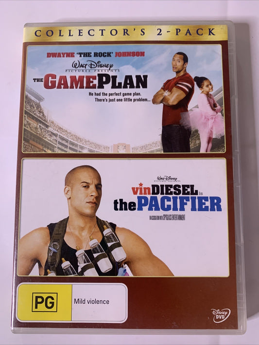 The Game Plan / The Pacifier (DVD, 2007) The Rock, Vin Diesel Region 4