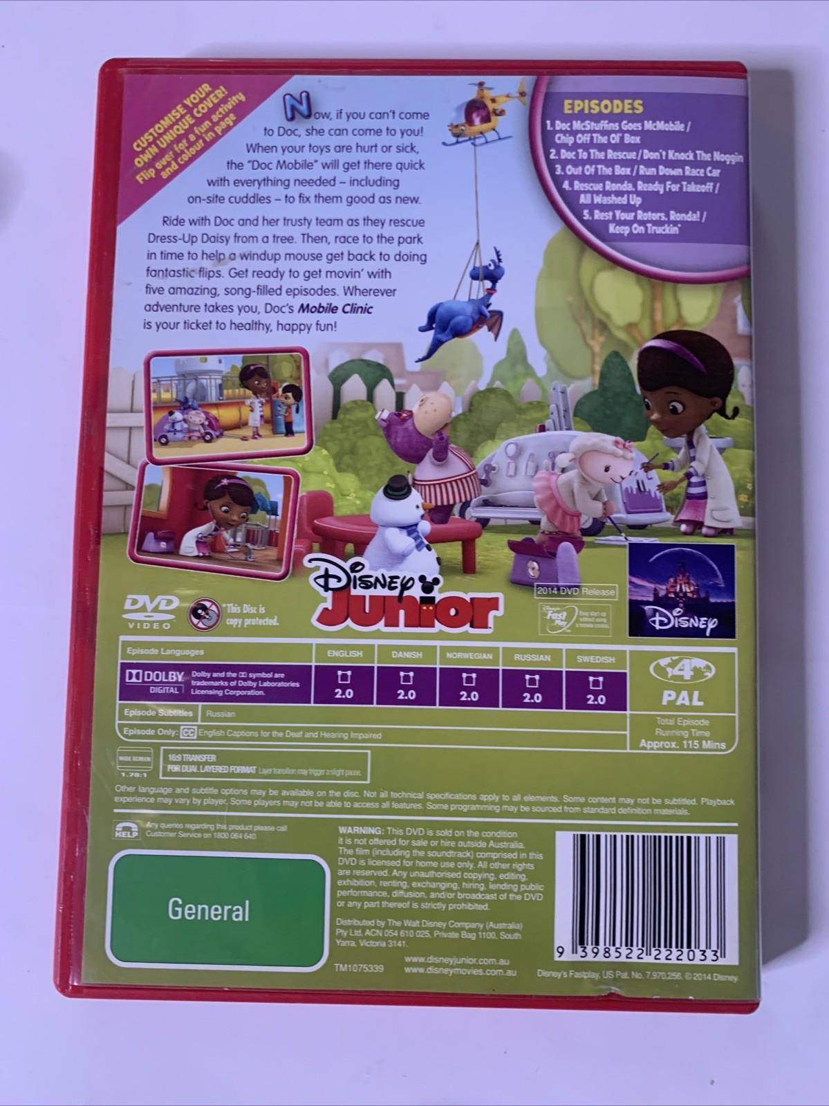 Doc McStuffins: Mobile Clinic (DVD, 2014) Disney Animation Region 4