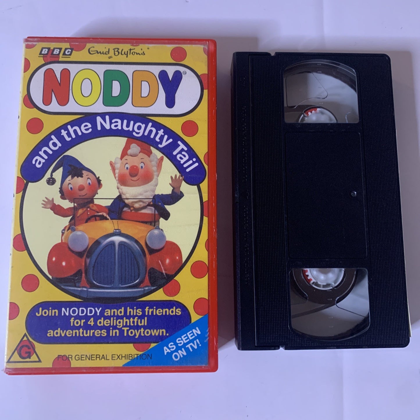 Noddy And The Naughty Tail (VHS, 1992) PAL