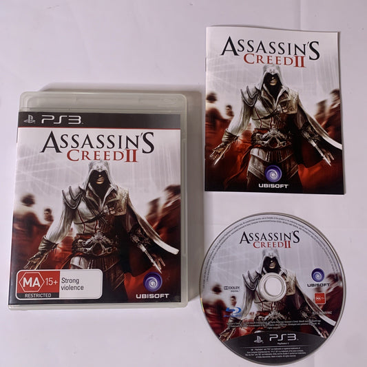 Assassin's Creed II (PS3 Sony PlayStation 3, 2009) Game Complete