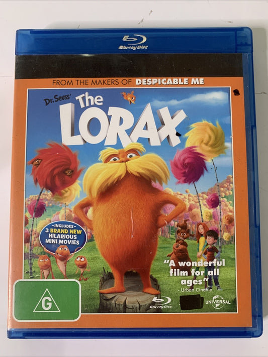 Dr. Seuss The Lorax (Blu-ray, 2012) Animated Film Region B