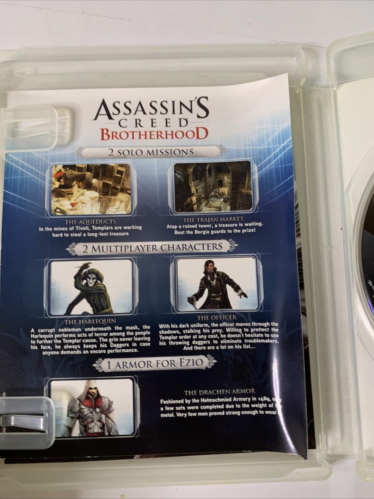 Assassins Creed BrotherHood PS3 Sony PlayStation 3 Game