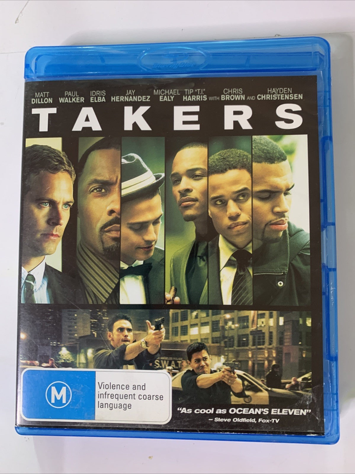 Takers (Blu-ray, 2010) Matt Dillon, Hayden Christensen, Paul Walker, Idris Elba