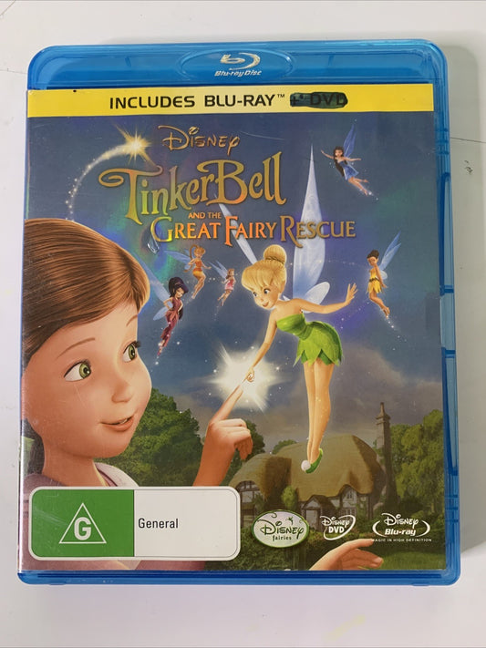 Tinker Bell and the Great Fairy Rescue (Blu-ray, 2010) Disney Animation Film