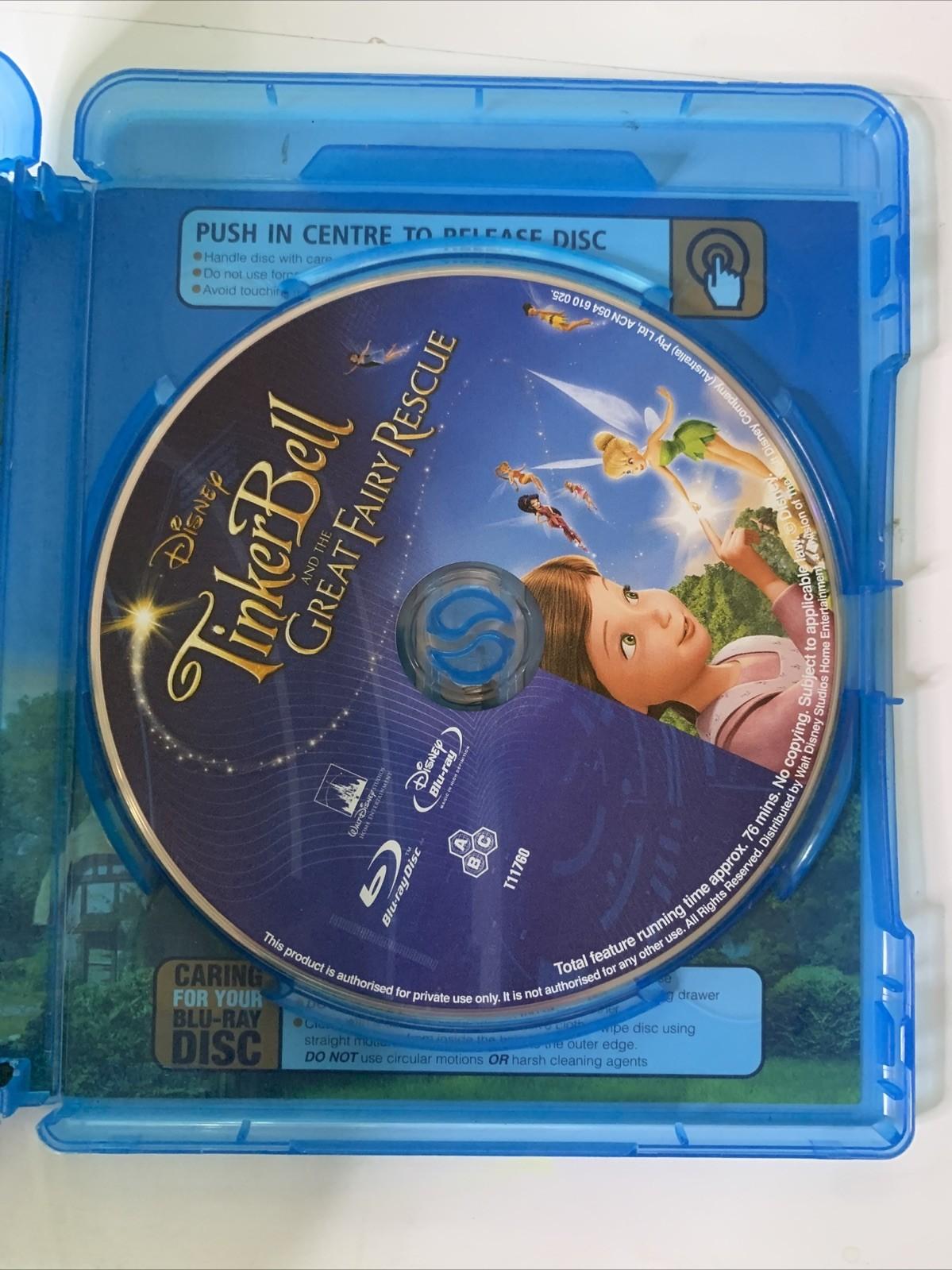 Tinker Bell and the Great Fairy Rescue (Blu-ray, 2010) Disney Animation Film