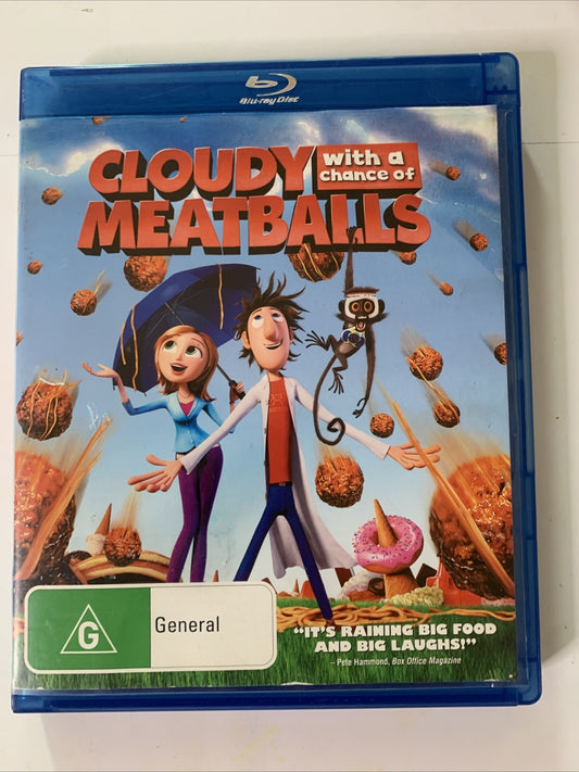 Cloudy with a Chance of Meatballs (Blu-ray, 2009) Animation All Regions