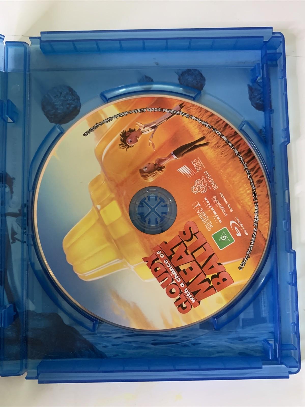 Cloudy with a Chance of Meatballs (Blu-ray, 2009) Animation All Regions