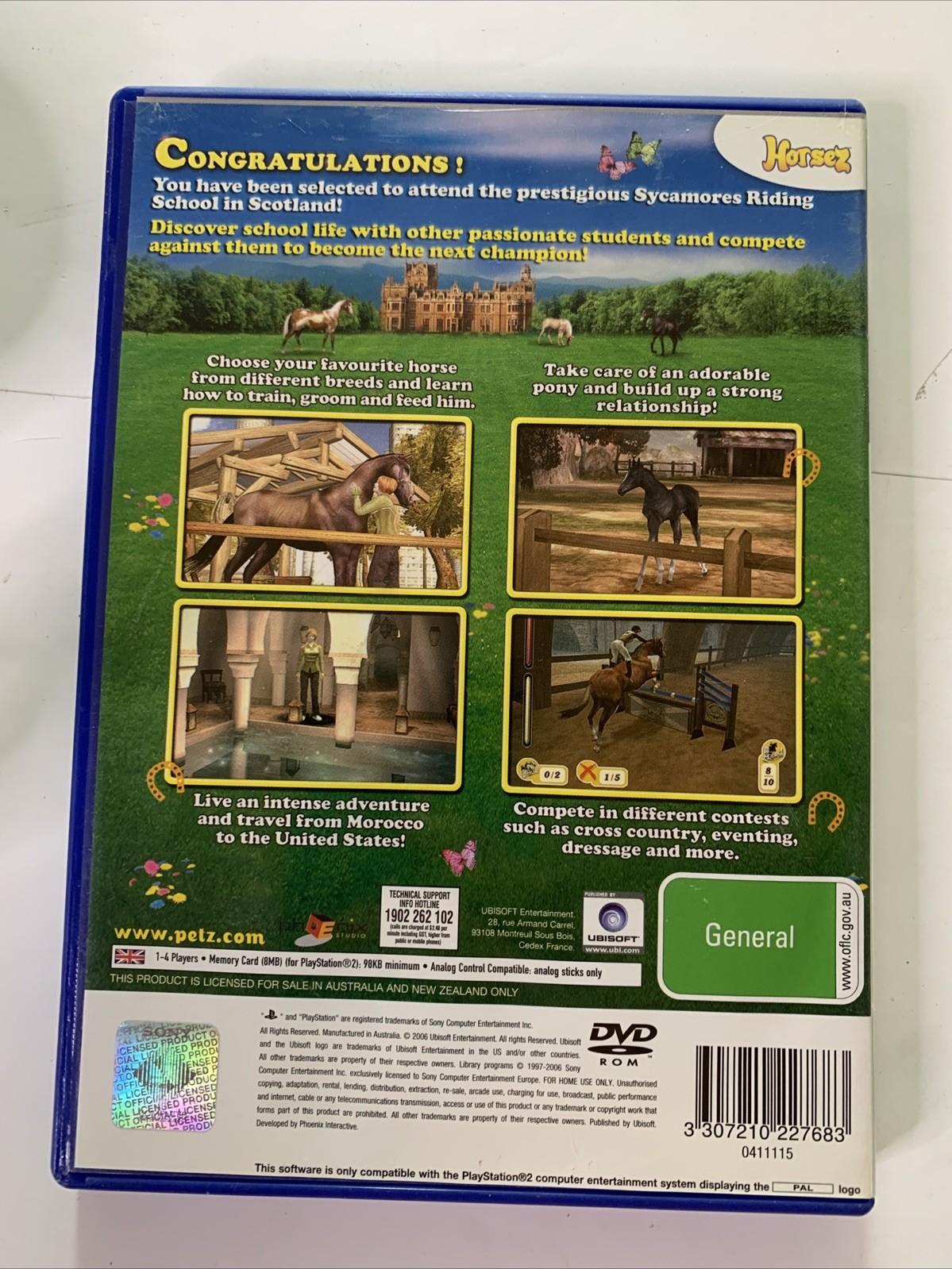 Horsez PS2 Sony PlayStation 2 PAL Game Complete