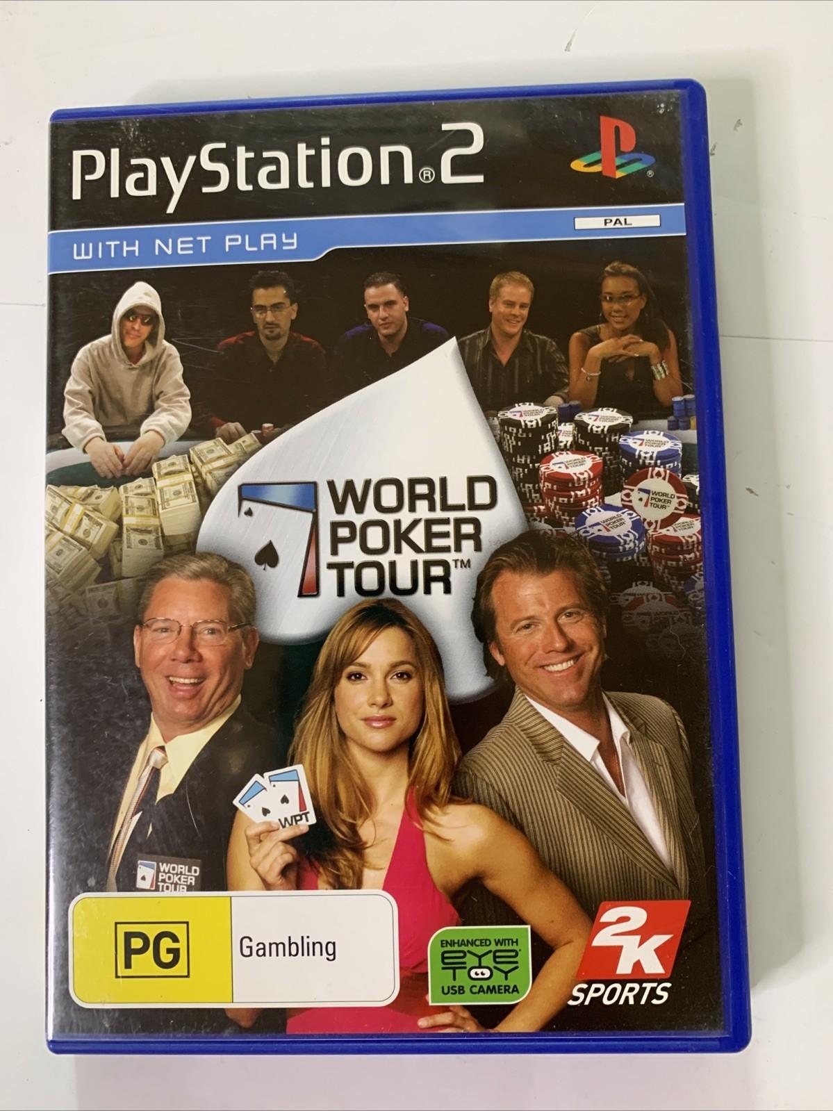 World Poker Tour PS2 Sony PlayStation 2 2005 PAL Game Complete