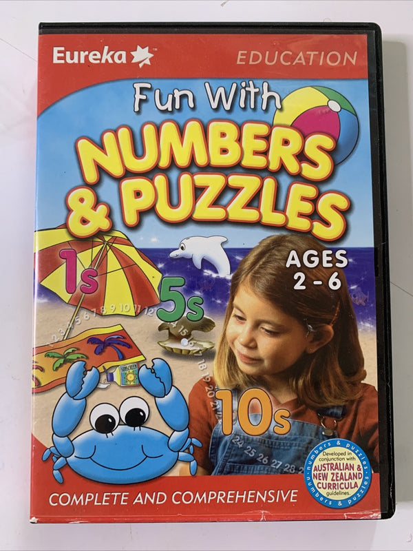 Eureka Fun with Numbers & Puzzles PC CD-ROM Windows MAC Educational So ...