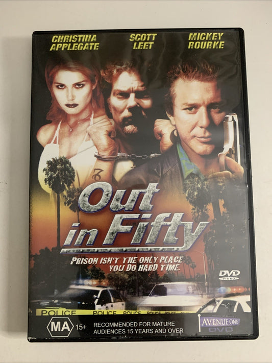 Out in Fifty (DVD, 1999) Mickey Rourke, Christina Applegate All Regions