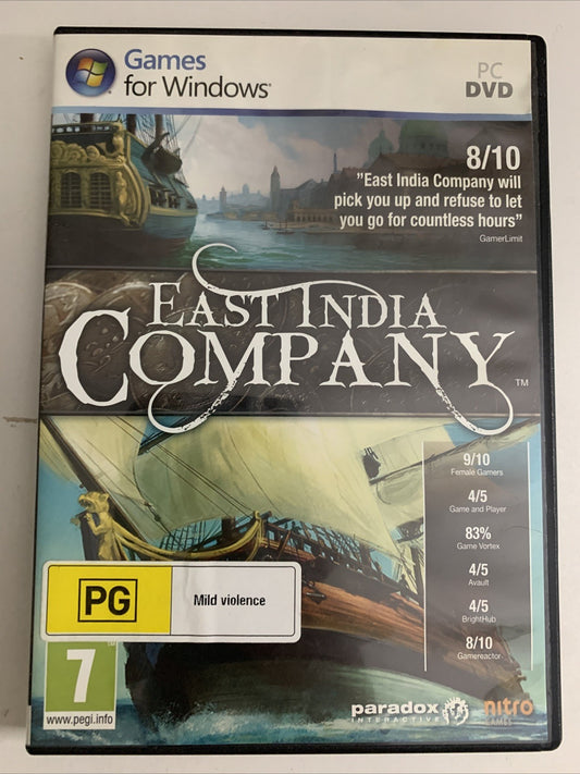 East India Company PC DVD Windows Strategy Game