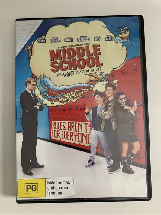 Middle School: The Worst Years of My Life (DVD, 2016) Region 4 NEW