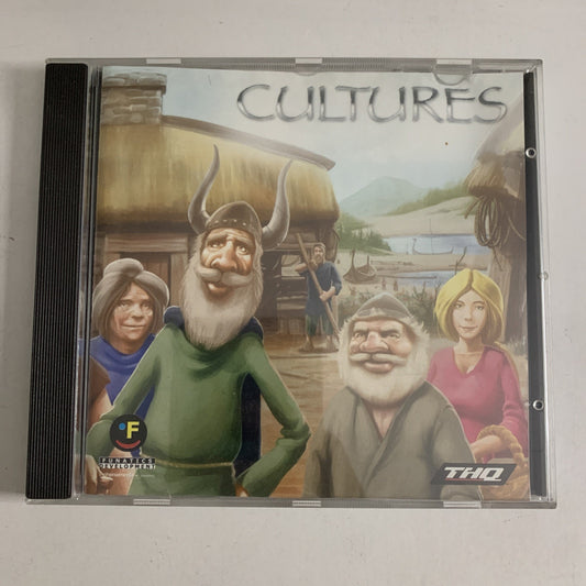 Cultures PC CD-ROM Windows Real Time Strategy Sim Building Game