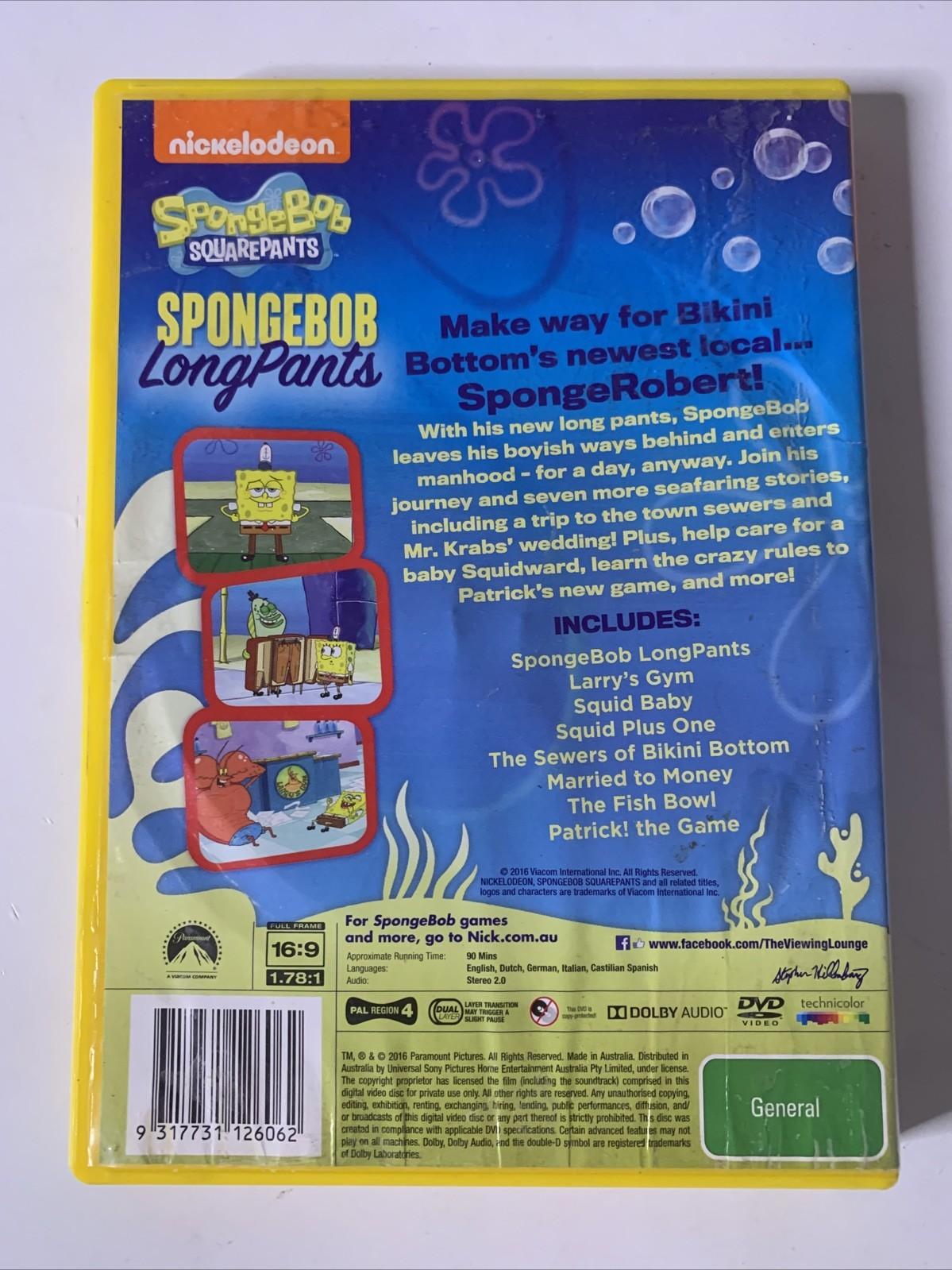 SpongeBob SquarePants: SpongeBob LongPants (DVD, 2016) Animation Region 4