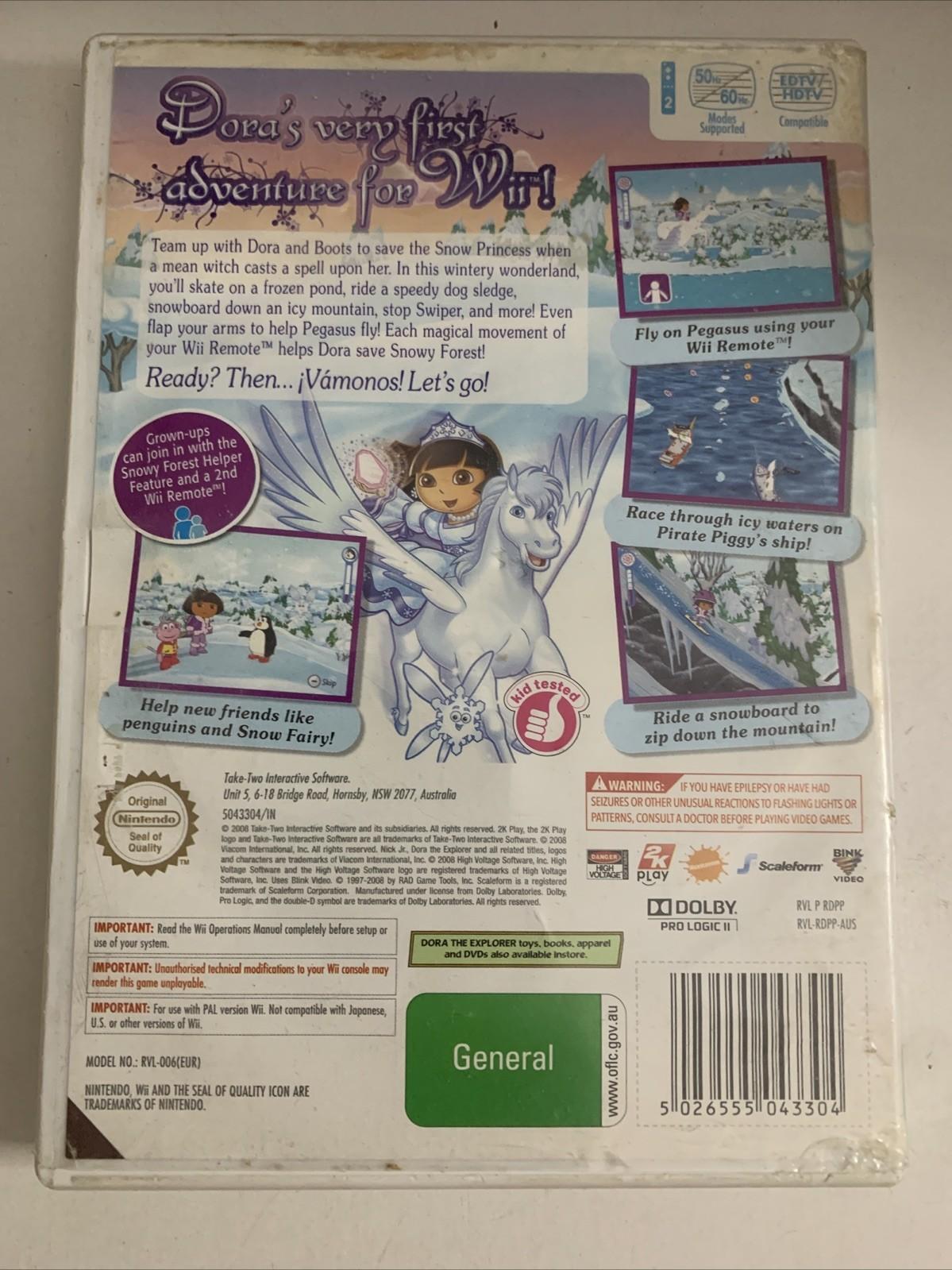 Dora Saves the Snow Princess Nintendo Wii PAL 2008 Game