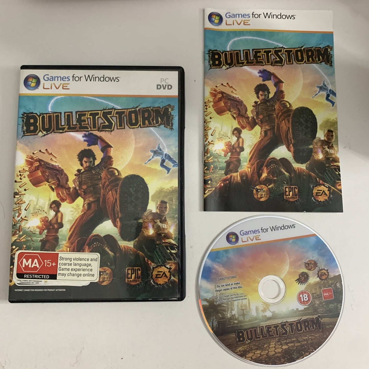 Bulletstorm PC DVD Windows Shooter Action Game