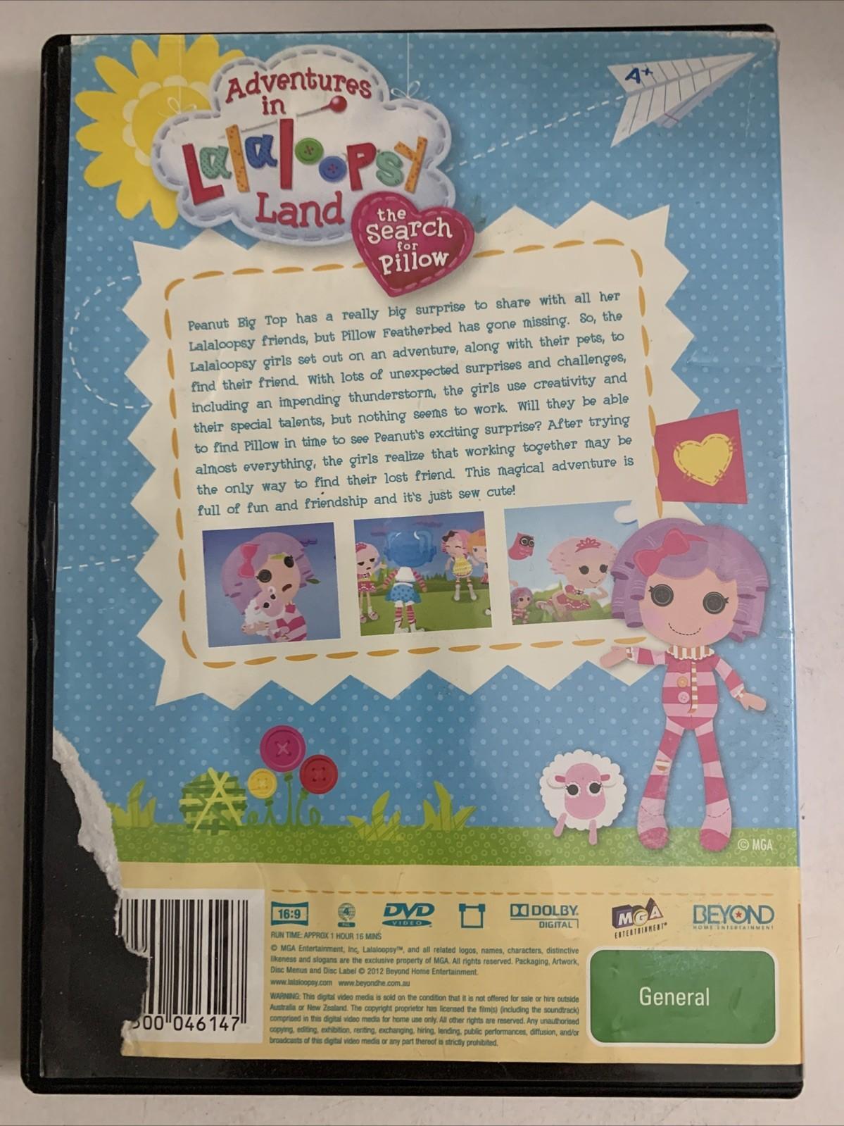 Adventures in Lalaloopsy Land: The Search for Pillow (DVD, 2011) Region 4