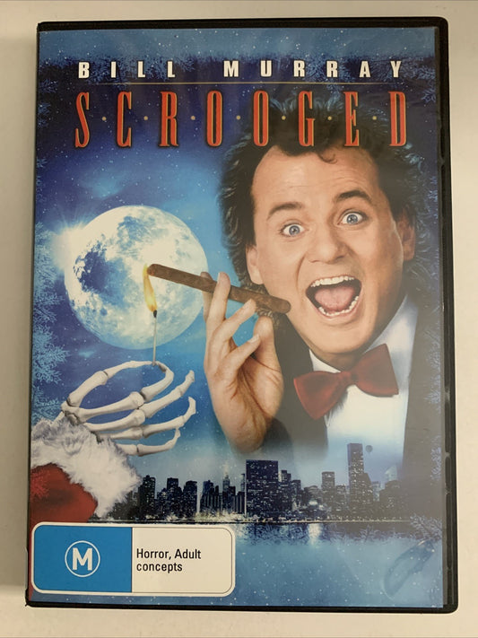 Scrooged (DVD, 1989) Bill Murray Region 4 NEW