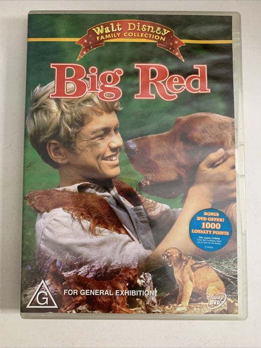 Big Red (DVD, 1962) Disney Film Region 4