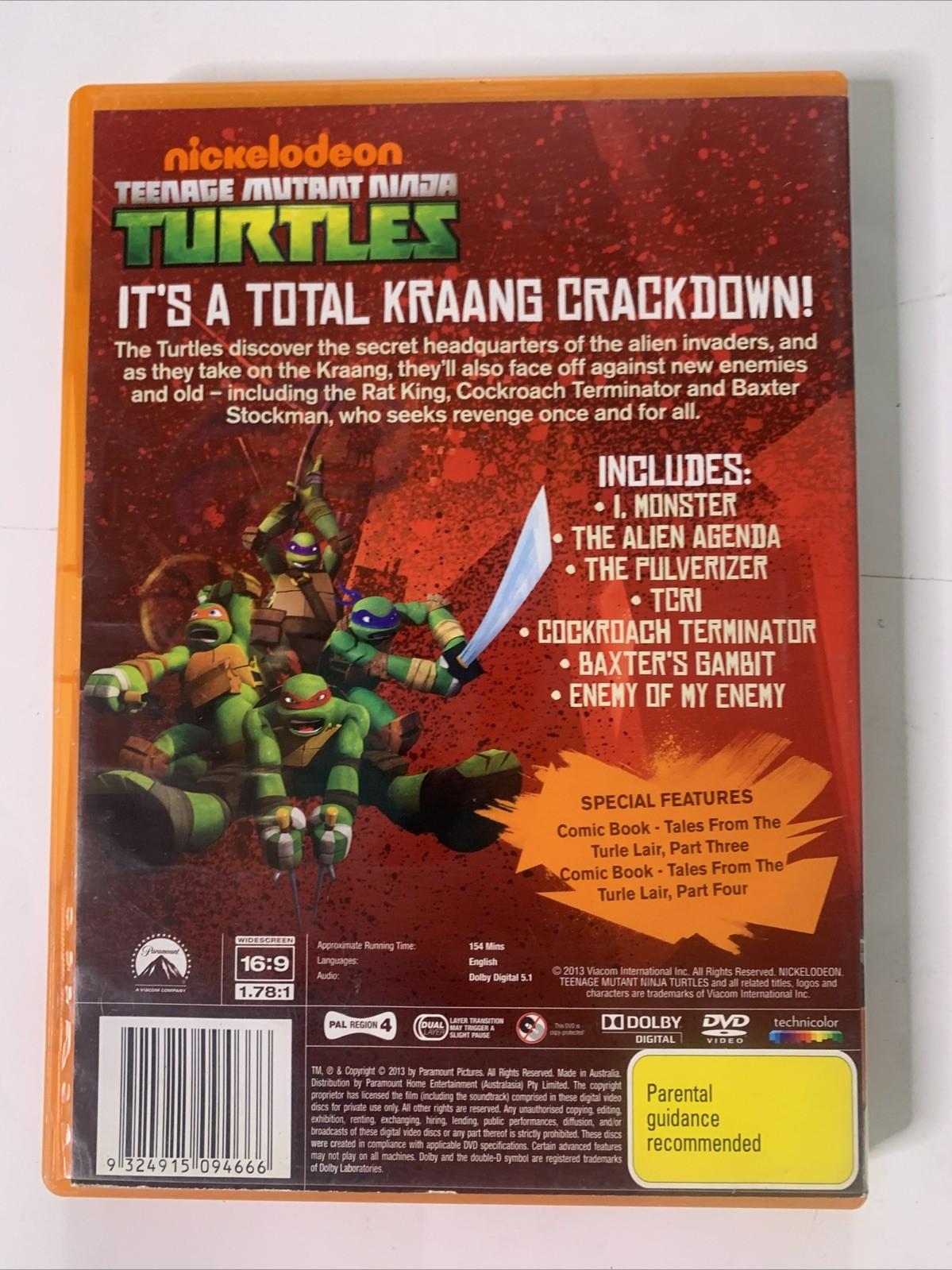 Teenage Mutant Ninja Turtles: Kraang Invasion (DVD, 2013) Animation Region 4