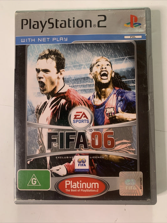FIFA 06 Sony Playstation 2 PS2 EA Sports Soccer PAL Game