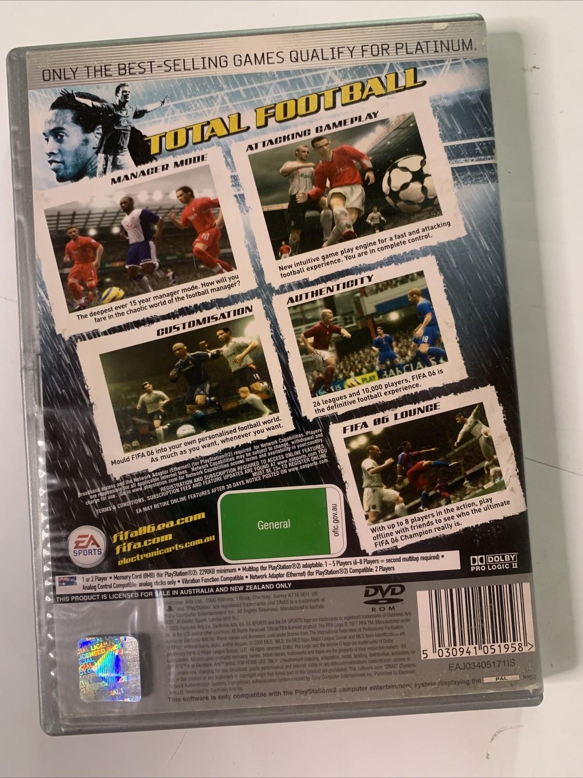 FIFA 06 Sony Playstation 2 PS2 EA Sports Soccer PAL Game