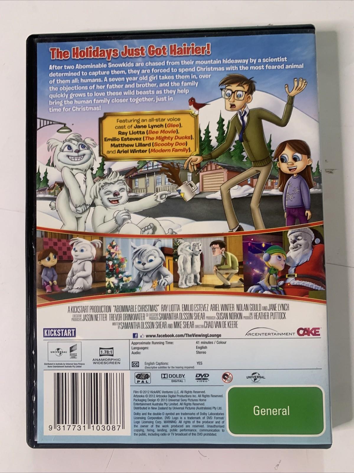 Abominable Christmas (DVD, 2012) Ray Liotta, Drake Bell Animated Film Region 4,2
