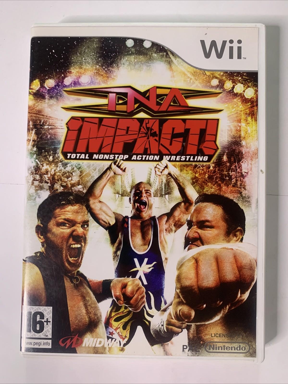 TNA Impact Total Nonstop Action Wrestling Nintendo Wii PAL Game Complete