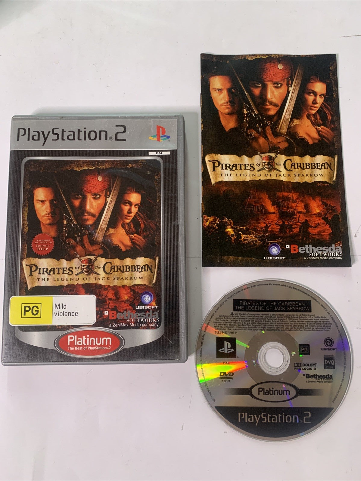 Pirates of the Caribbean: The Legend of Jack Sparrow PS2 PlayStation 2 PAL Game