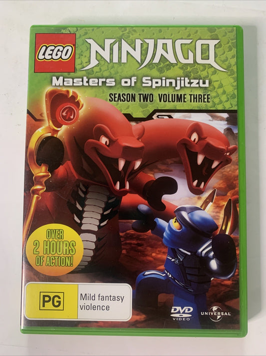 LEGO Ninjago: Masters of Spinjitzu : Series 2 Vol 3 (DVD, 2011) Region 4 &2