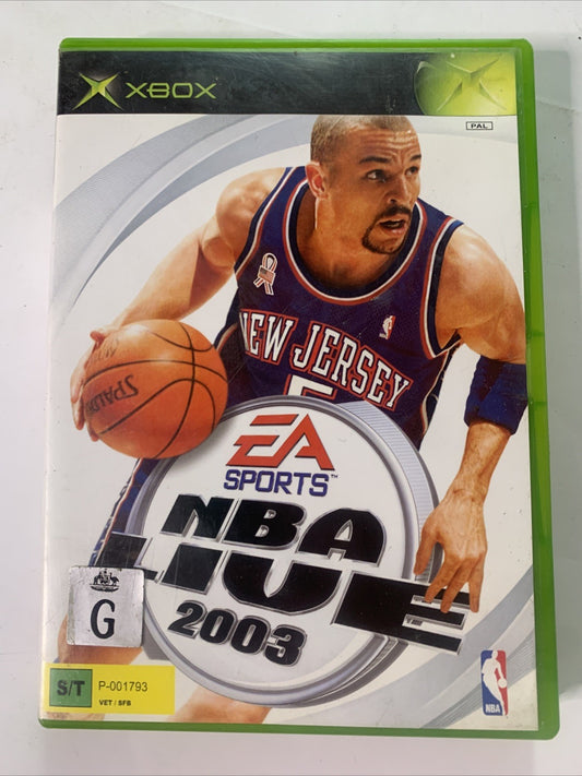 NBA Live 2003 Microsoft XBOX Original PAL Basketball Game