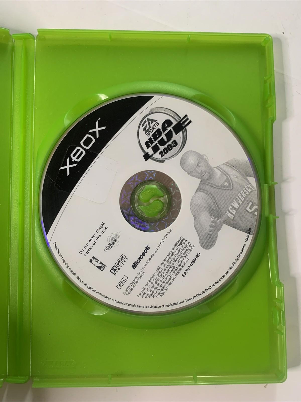 NBA Live 2003 Microsoft XBOX Original PAL Basketball Game