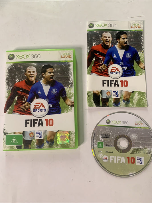 FIFA 10 Microsoft XBOX 360 PAL EA Sports Game Complete