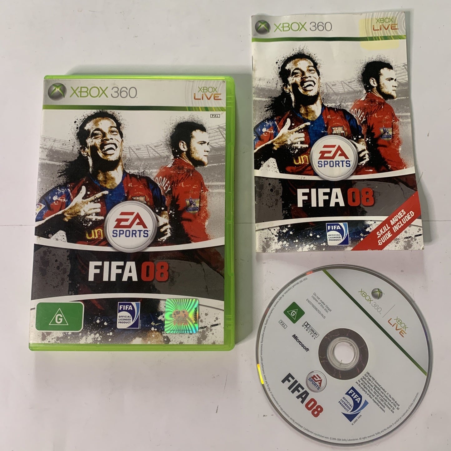 FIFA 08 Football Microsoft XBOX 360 PAL Game Complete