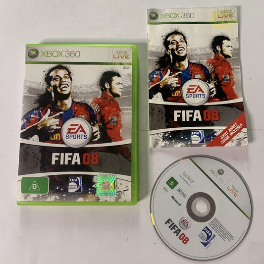 FIFA 08 Football Microsoft XBOX 360 PAL Game Complete