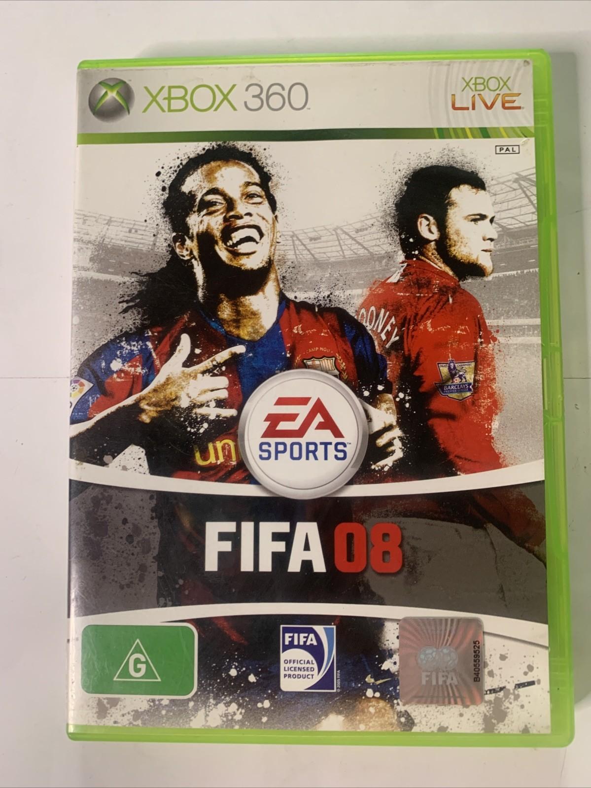 FIFA 08 Football Microsoft XBOX 360 PAL Game Complete