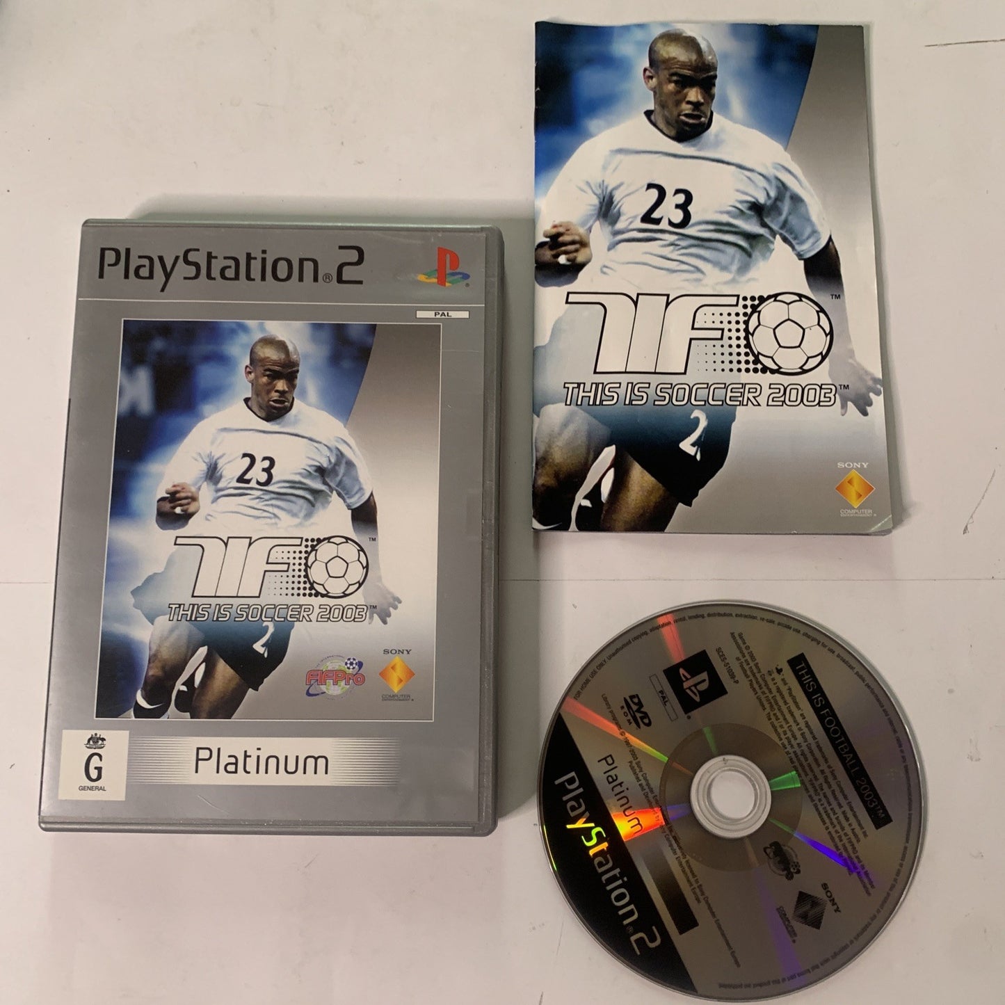 This is Soccer 2003 PlayStation 2 PS2 Platinum PAL Game Complete