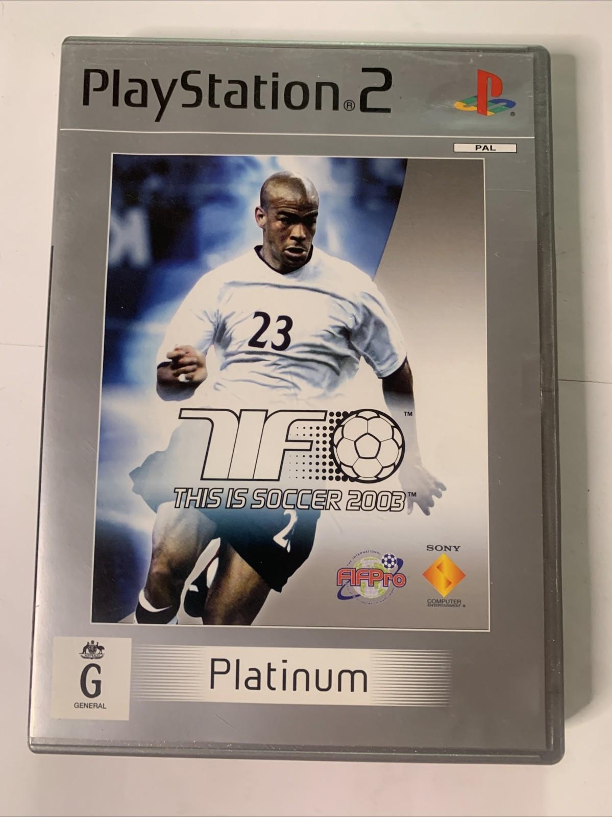 This is Soccer 2003 PlayStation 2 PS2 Platinum PAL Game Complete