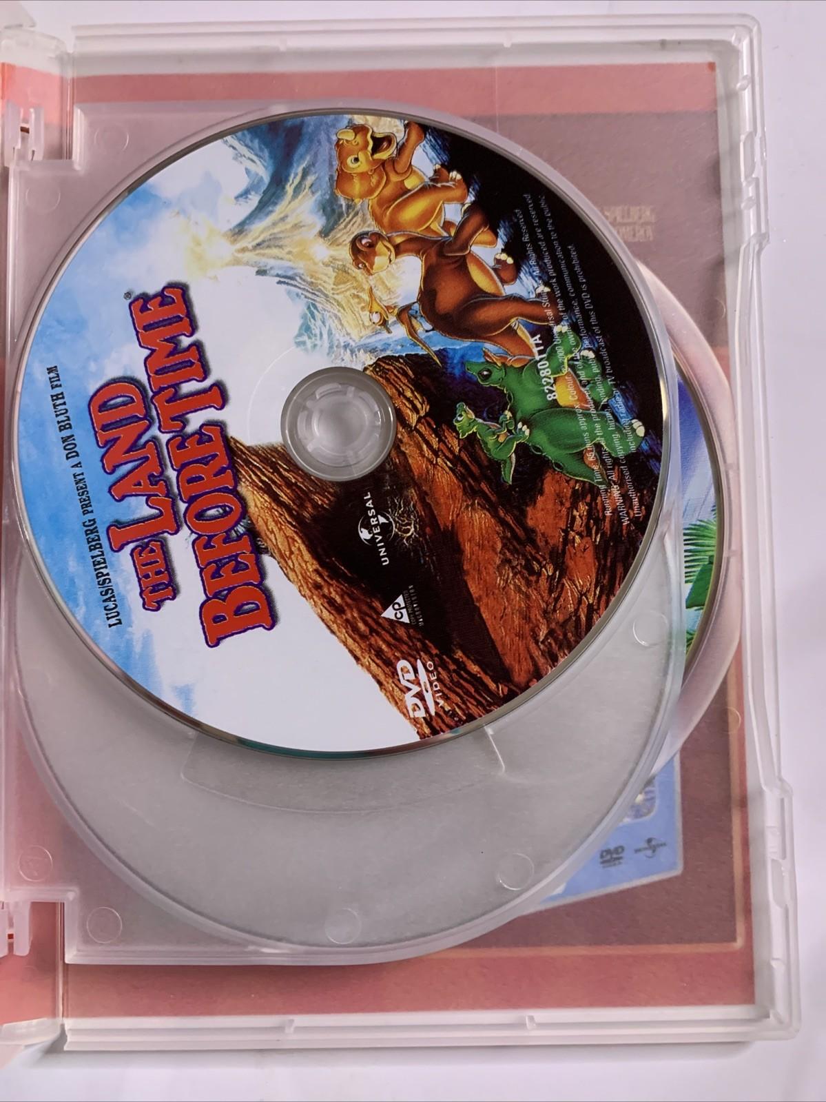 The Land Before Time 1,2,3 (DVD, 3-Disc) Animated Films Region 4 &2