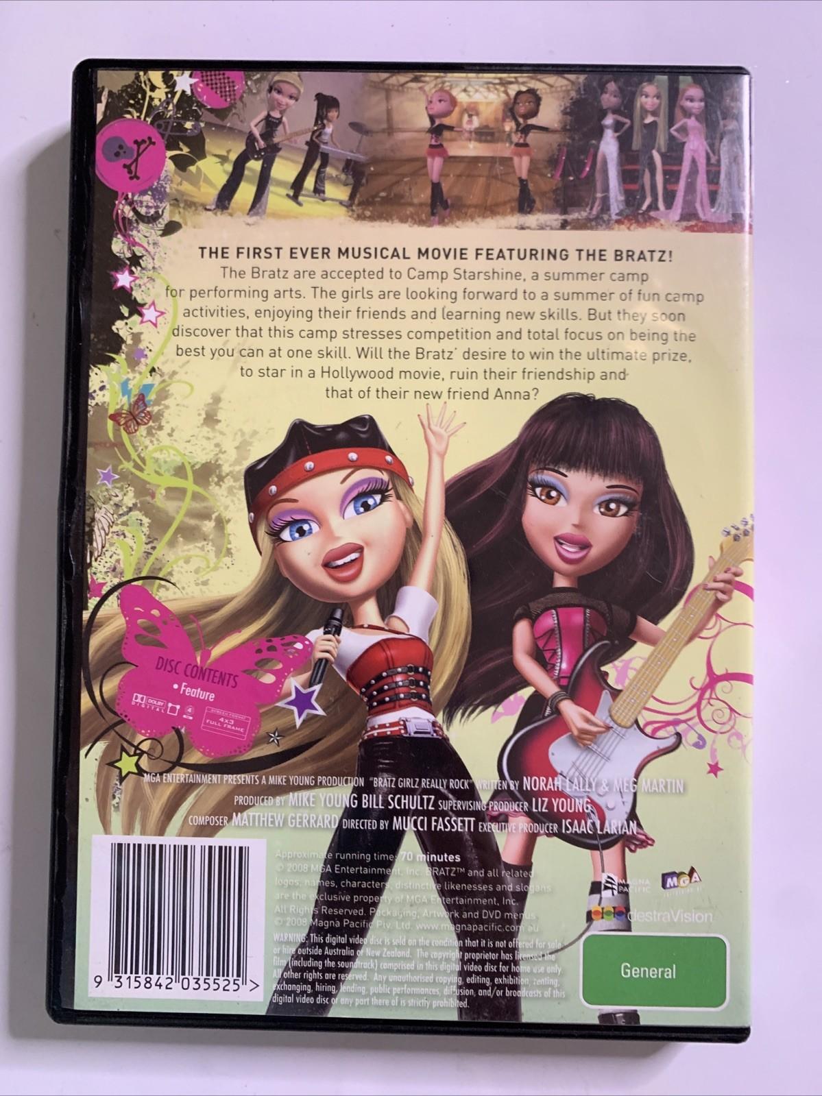Bratz: Girlz Really Rock (DVD, 2007) Animation Region 4
