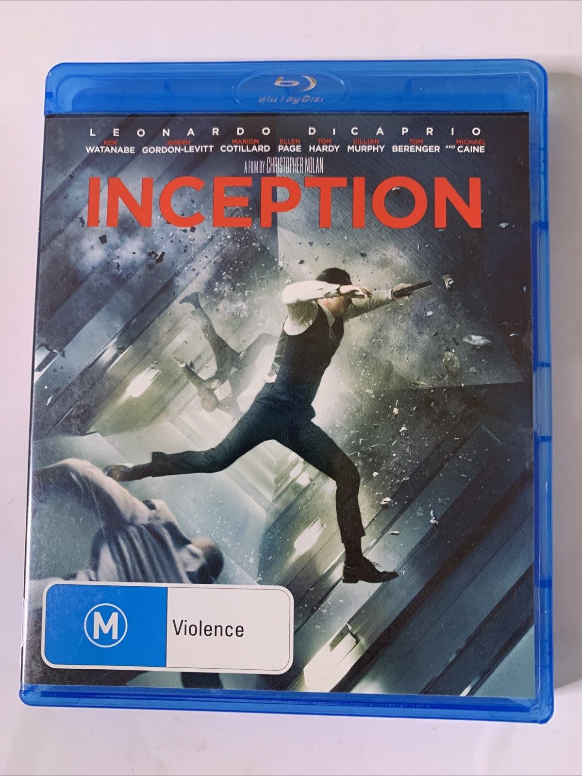Inception (Blu-ray, 2010, 2-Disc) Leonardo DiCaprio, Elliot Page Region B