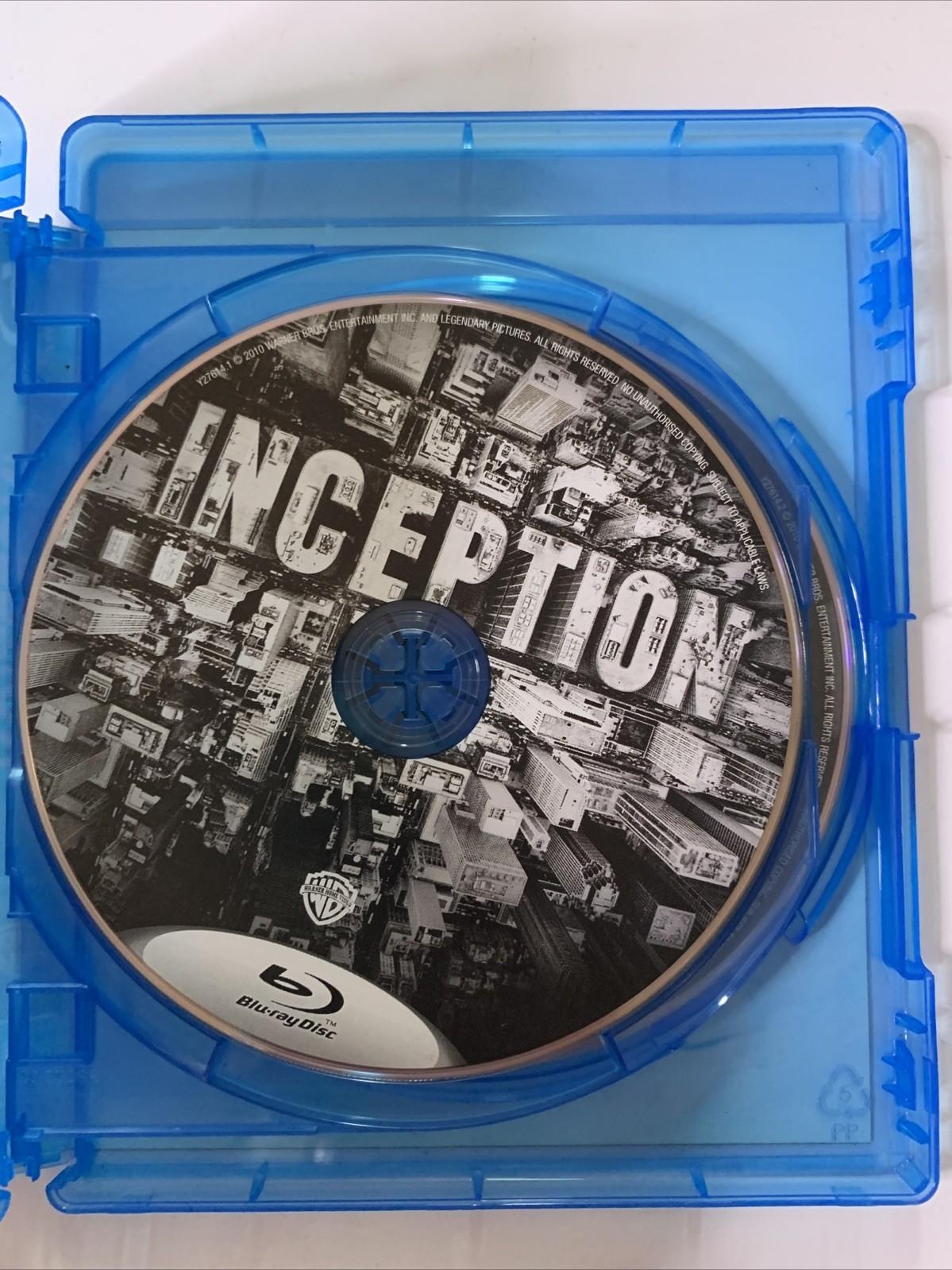 Inception (Blu-ray, 2010, 2-Disc) Leonardo DiCaprio, Elliot Page Region B