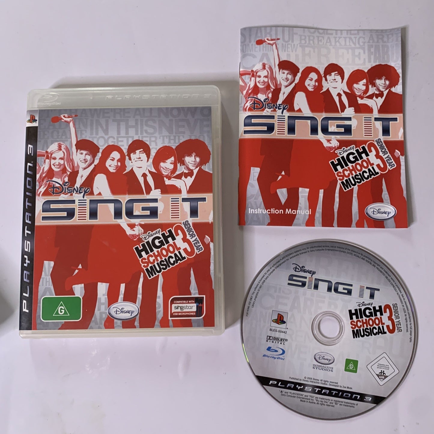 Disney Sing It: High School Musical 3 PS3 Sony PlayStation 3 Game