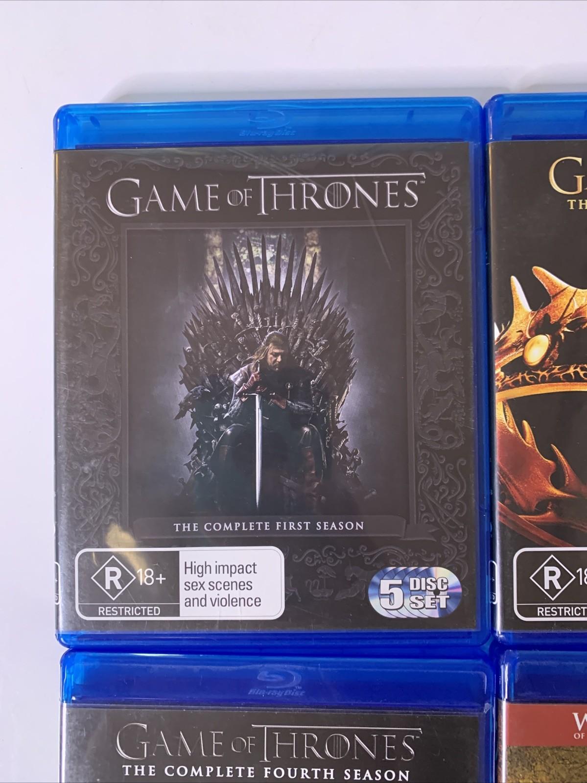 Game Of Thrones : Season 1-6 (Bluray, 27-Disc) Region B
