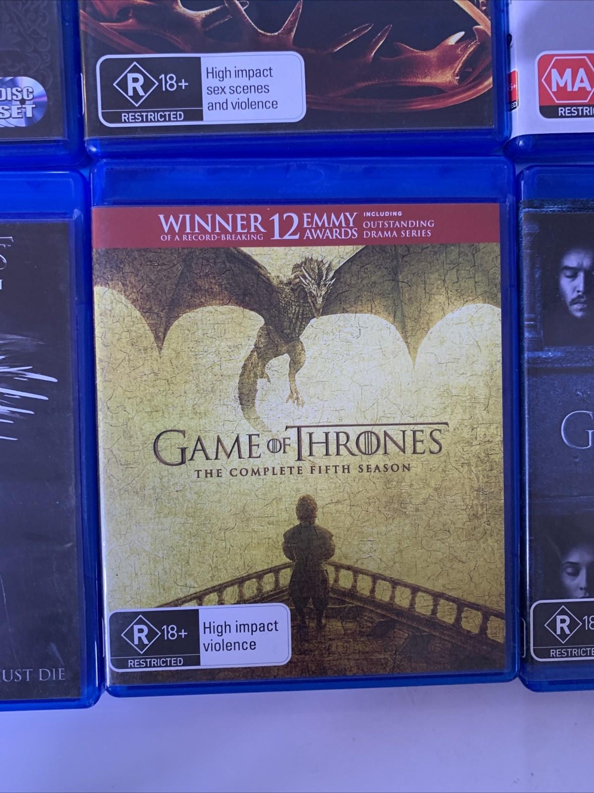 Game Of Thrones : Season 1-6 (Bluray, 27-Disc) Region B