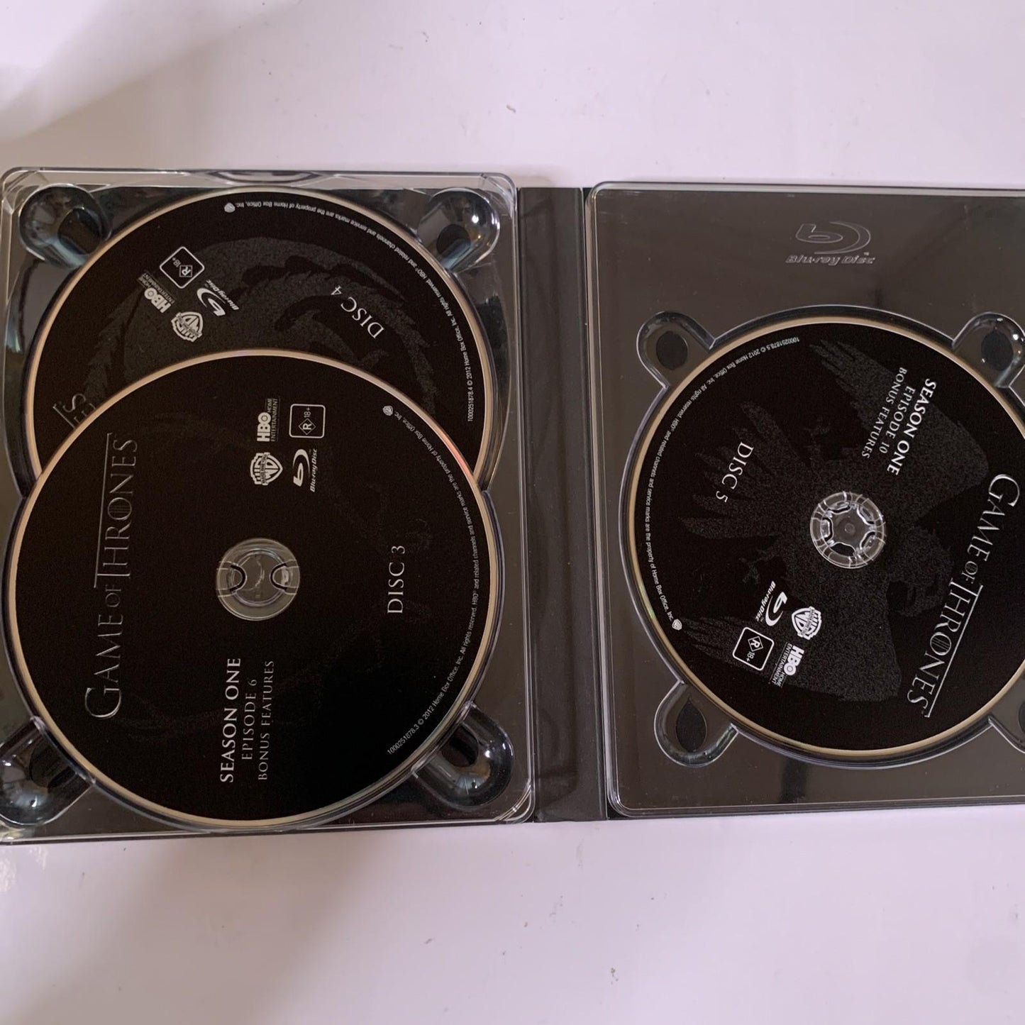Game of Thrones : Season 1-2 (Blu-ray, 2012) Region B