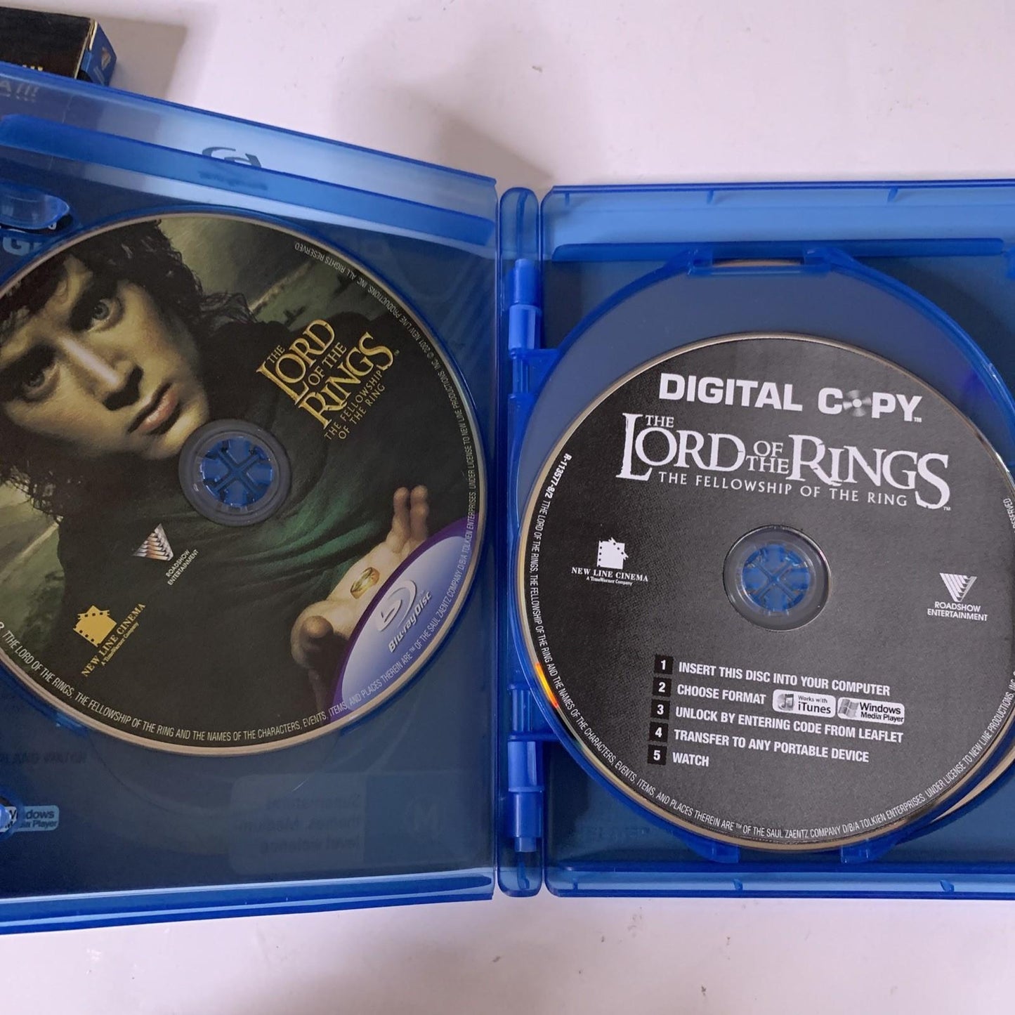 Lord of the Rings Trilogy 3-Film Collection (Blu-ray, 6-Discs) Region B